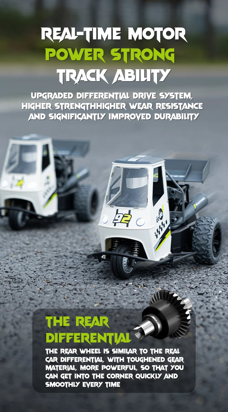 ZWN S915 High-Speed Electric RC Three-Wheel Motorcycle