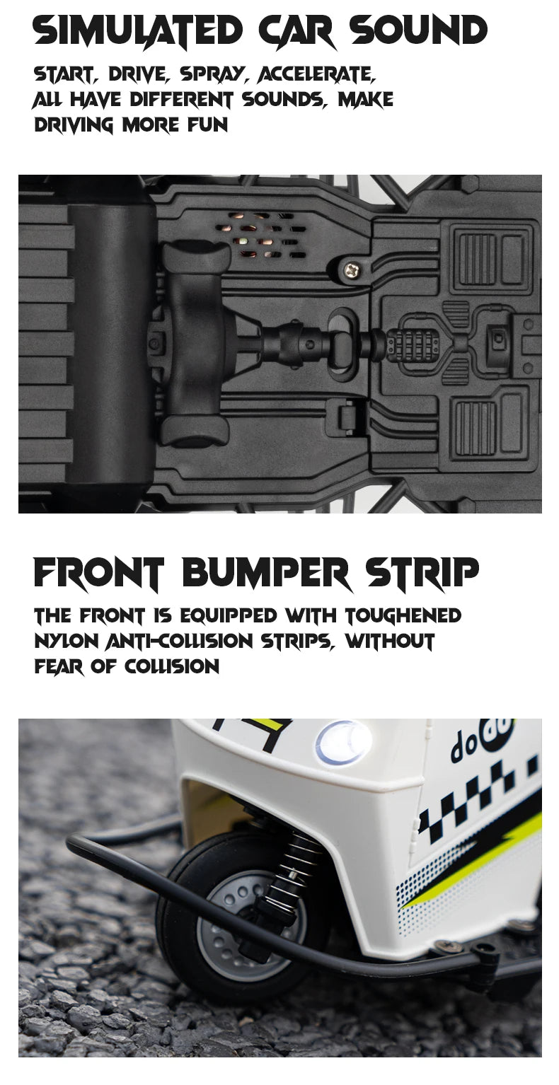 ZWN S915 High-Speed Electric RC Three-Wheel Motorcycle