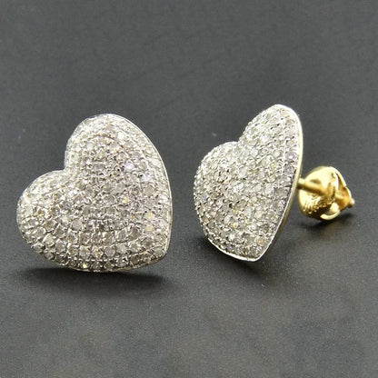 Zircon Gold Stud Earrings

