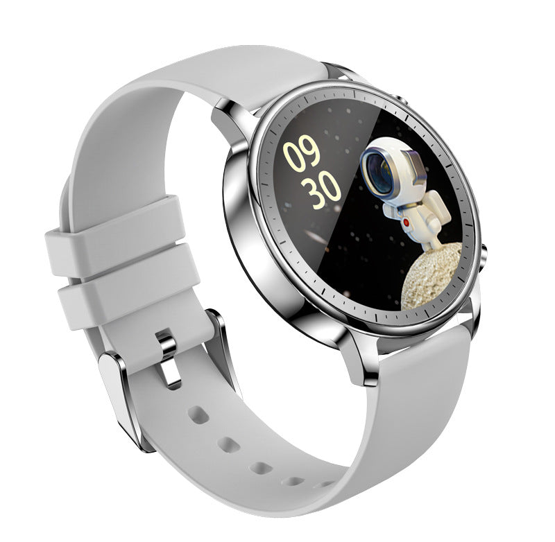 Frauen Smart Armband Kreis Full Touch Bluetooth Sport Herzfrequenzuhren