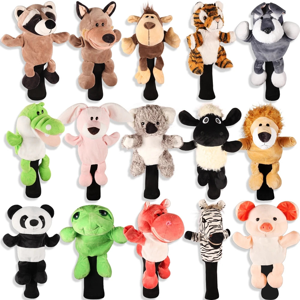 animal golf head covers, fairway wood head cover, golf club head covers, novelty golf head covers, unique golf club covers, golf head covers, driver head cover, golf club covers