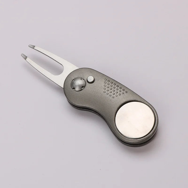 Blanko-Klapp-Divot-Werkzeug Golfballmarker