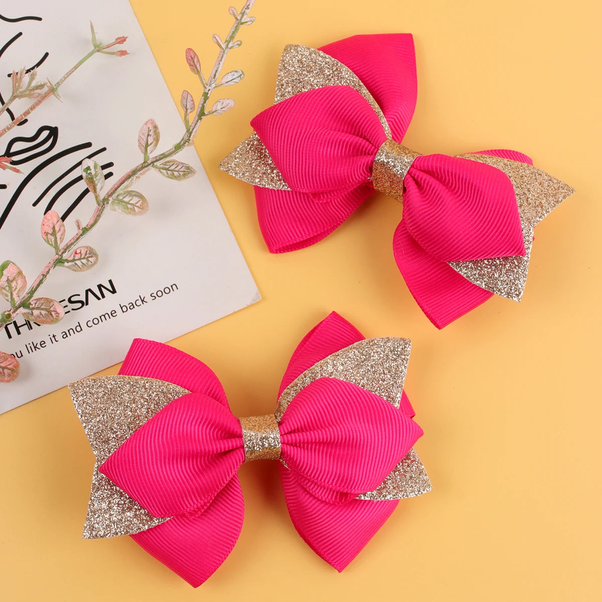 bow hair clip


