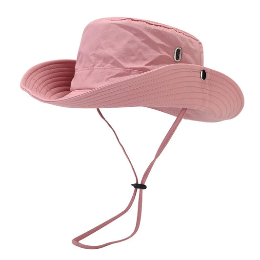 Unisex Summer Sunscreen Wide Brim Bucket Hats

