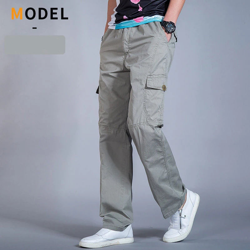 Men's 6XL Cargo Pants for Spring/Summer
