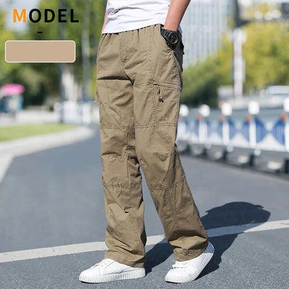 Men's 6XL Cargo Pants for Spring/Summer
