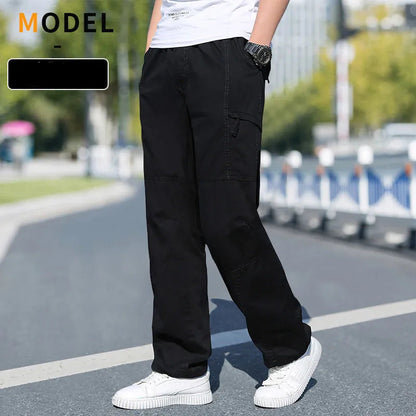 Men's 6XL Cargo Pants for Spring/Summer
