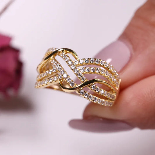 cross sterling ring

