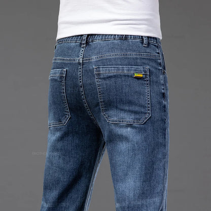 elastic waist jeans

