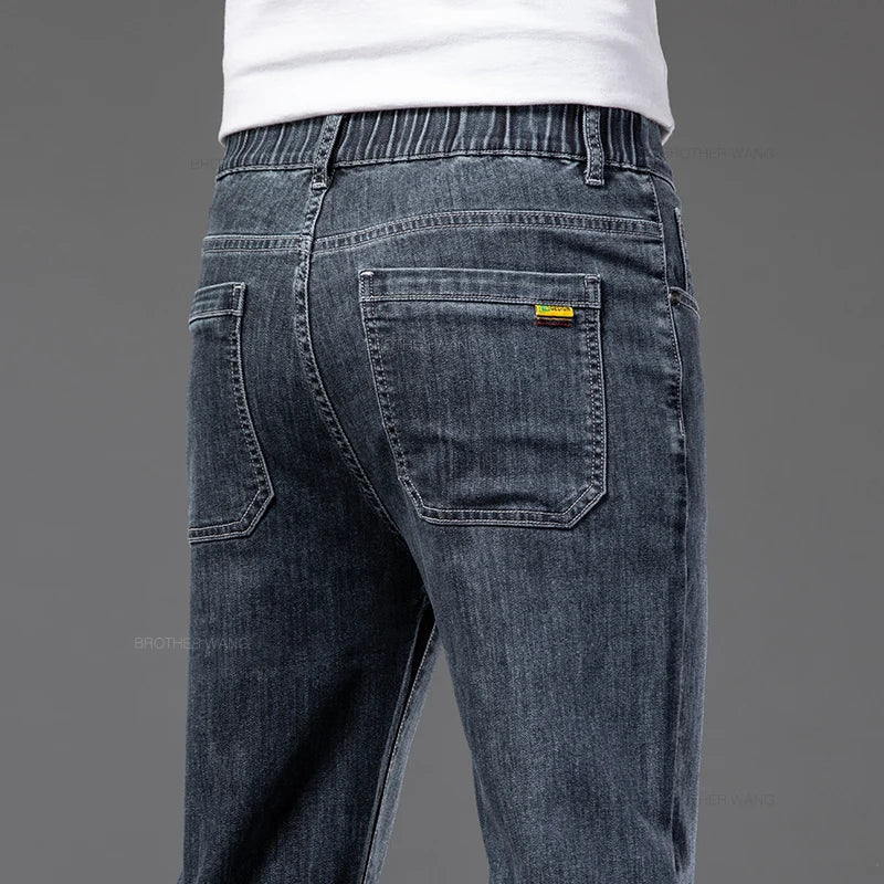 elastic waist jeans

