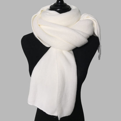 Damen-Schal, warm, für den Winter, einfarbig, Kaschmir