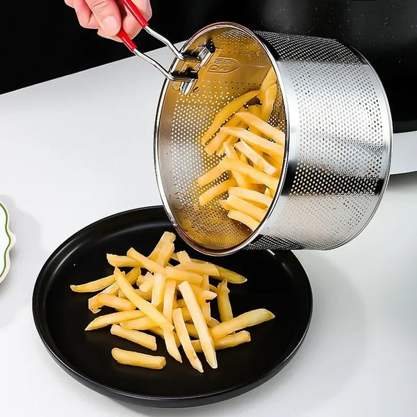 304 Stainless Steel Fry Basket Overview
