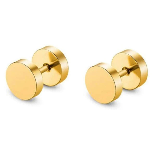 gold huggie earrings

