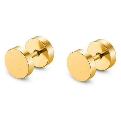 gold huggie earrings

