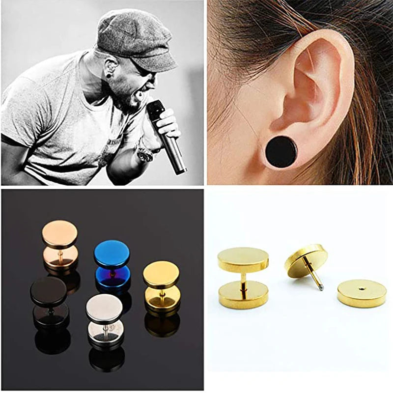 gold huggie earrings

