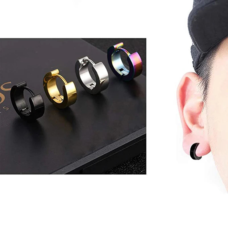 gold huggie earrings

