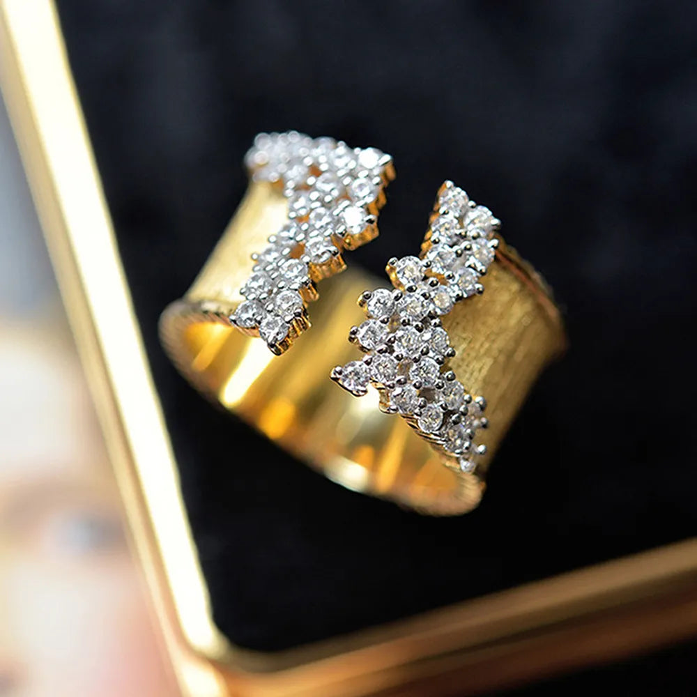 gold & sliver ring

