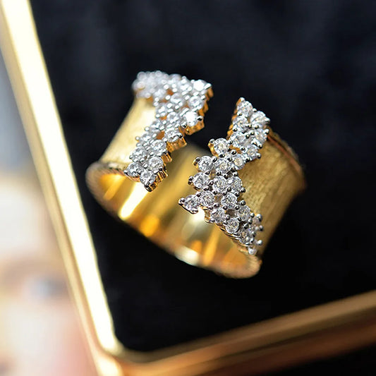 gold & sliver ring

