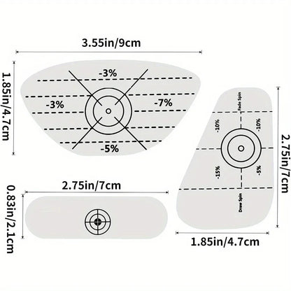 golf impact tape, golf swing training aid, golf club face stickers, golf swing trainer, golf training aids, tour striker smart ball