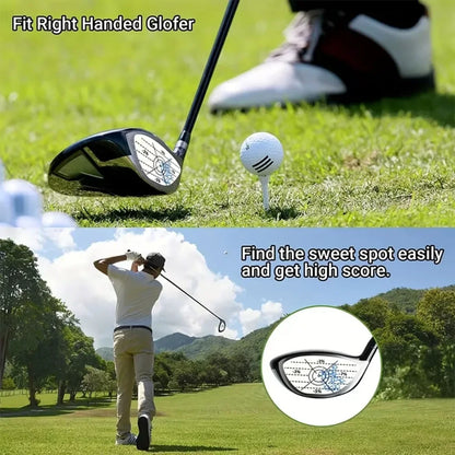golf impact tape, golf swing training aid, golf club face stickers, golf swing trainer, golf training aids, tour striker smart ball
