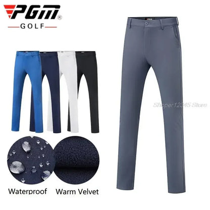 winter golf pants, men's golf trousers, cold weather golf pants, golf trousers, slim fit golf pants, waterproof golf trousers