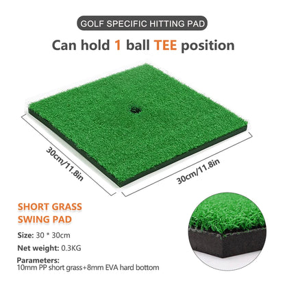 golf hitting mat, golf practice mat, indoor golf practice mat, outdoor golf hitting mat, golf training mat, golf swing practice mat, golf training aids, golf grass mat