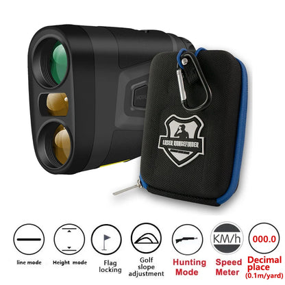 golf laser rangefinder, golf rangefinder with slope, golf distance finder, golf range finder