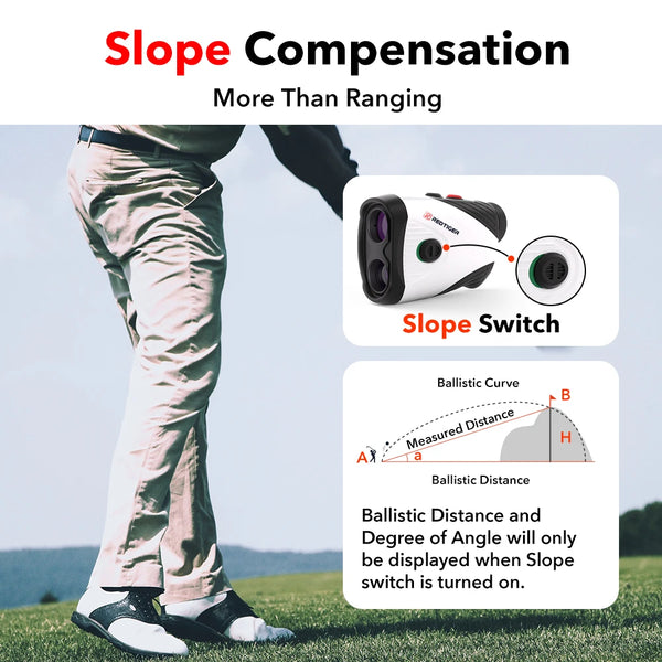 Professional Golf Rangefinder Display and Accessories