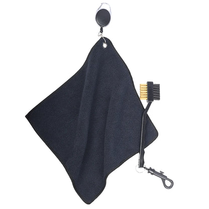 golf towel, black golf towel, cotton golf towel, towel golf, microfiber golf towel, golf brush