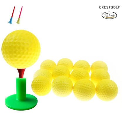 golf ball, golf training balls, golf practice balls, golf balls, foam golf balls, training golf balls, indoor golf balls, yellow golf balls
