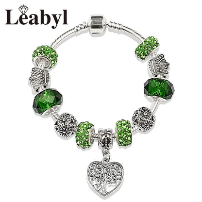 green leaf bracelets

