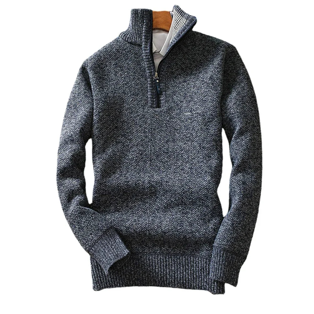 half zip turtleneck sweater
