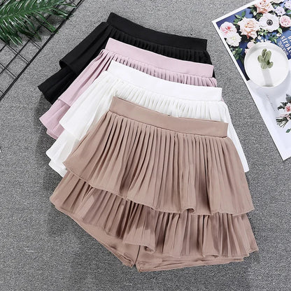 high waist short skirt, summer mini skirts, short summer skirts, high waisted skater skirt, pleated summer skirt, mini skirt summer, black high waist short skirt, ruffled mini skirt, black ruffle mini skirt