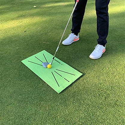 golf hitting mat, golf practice mat, portable golf mat, swing training aid, indoor golf practice, golf training equipment, golf swing trainer, practice golf at home
