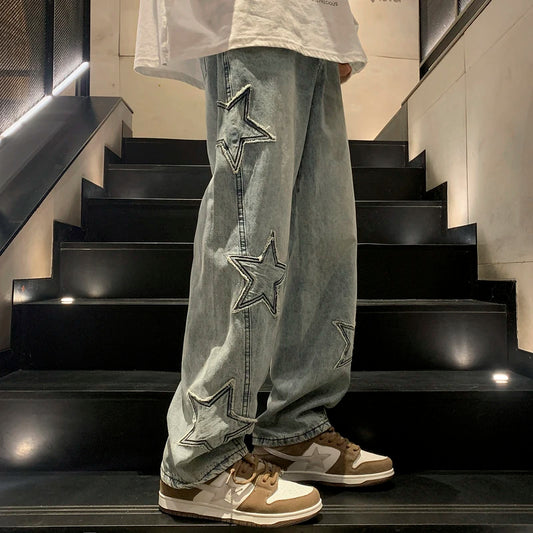 jeans with embroidery


