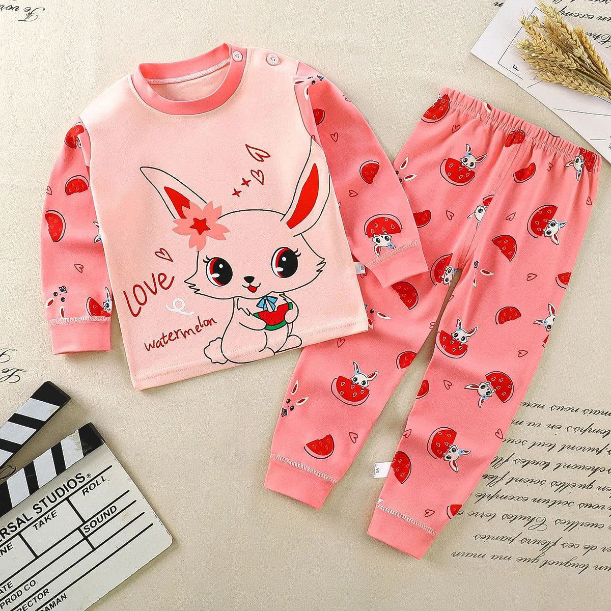 kids 2p-piece cotton outfit

