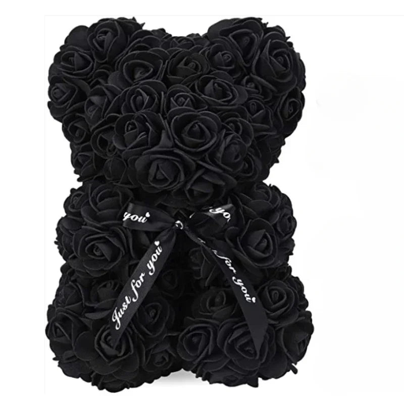 Artificial Flower Eternal Rose Teddy Bear Valentine's Day Anniversary Gifts