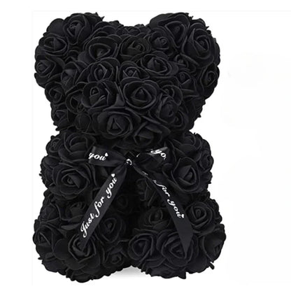 Artificial Flower Eternal Rose Teddy Bear Valentine's Day Anniversary Gifts