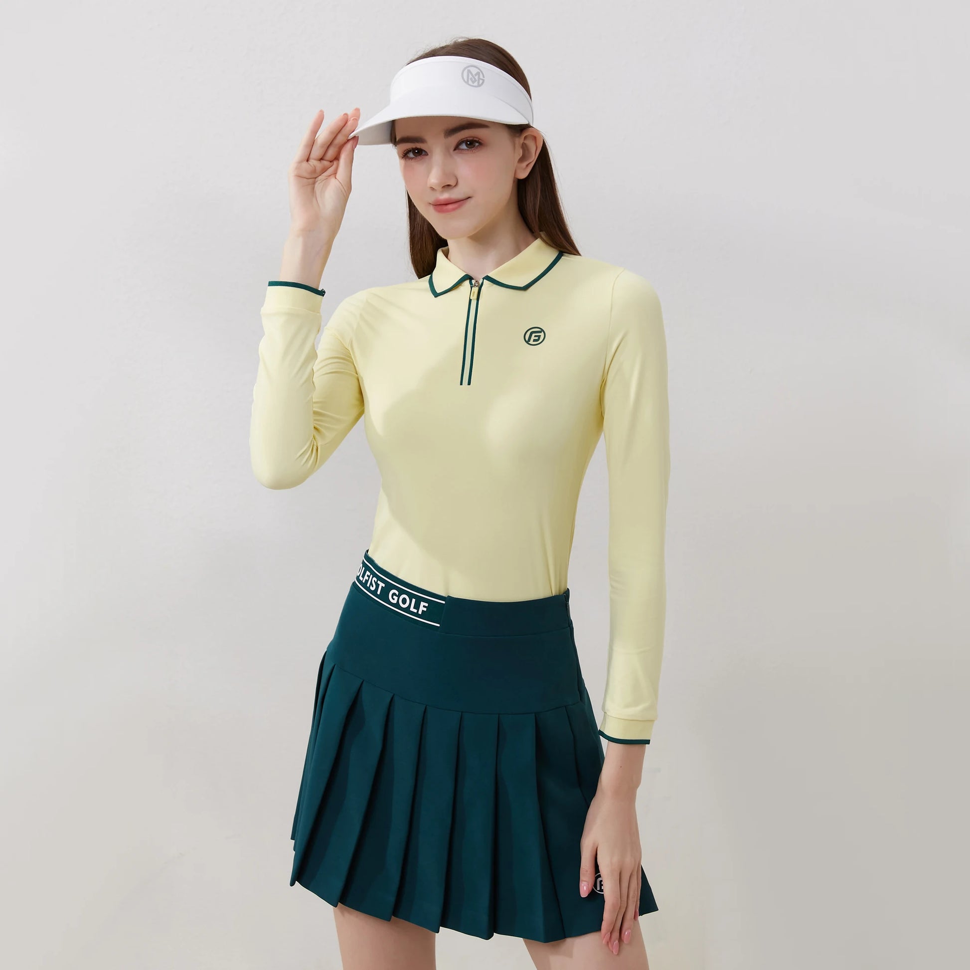 Damen-Golfrock – Elastischer, plissierter Golf-Skort mit integrierten Shorts