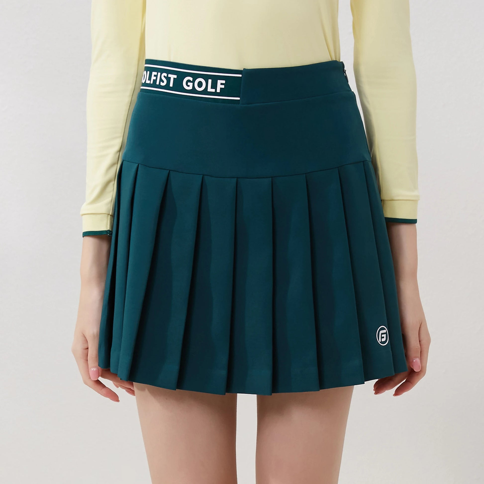 Damen-Golfrock – Elastischer, plissierter Golf-Skort mit integrierten Shorts
