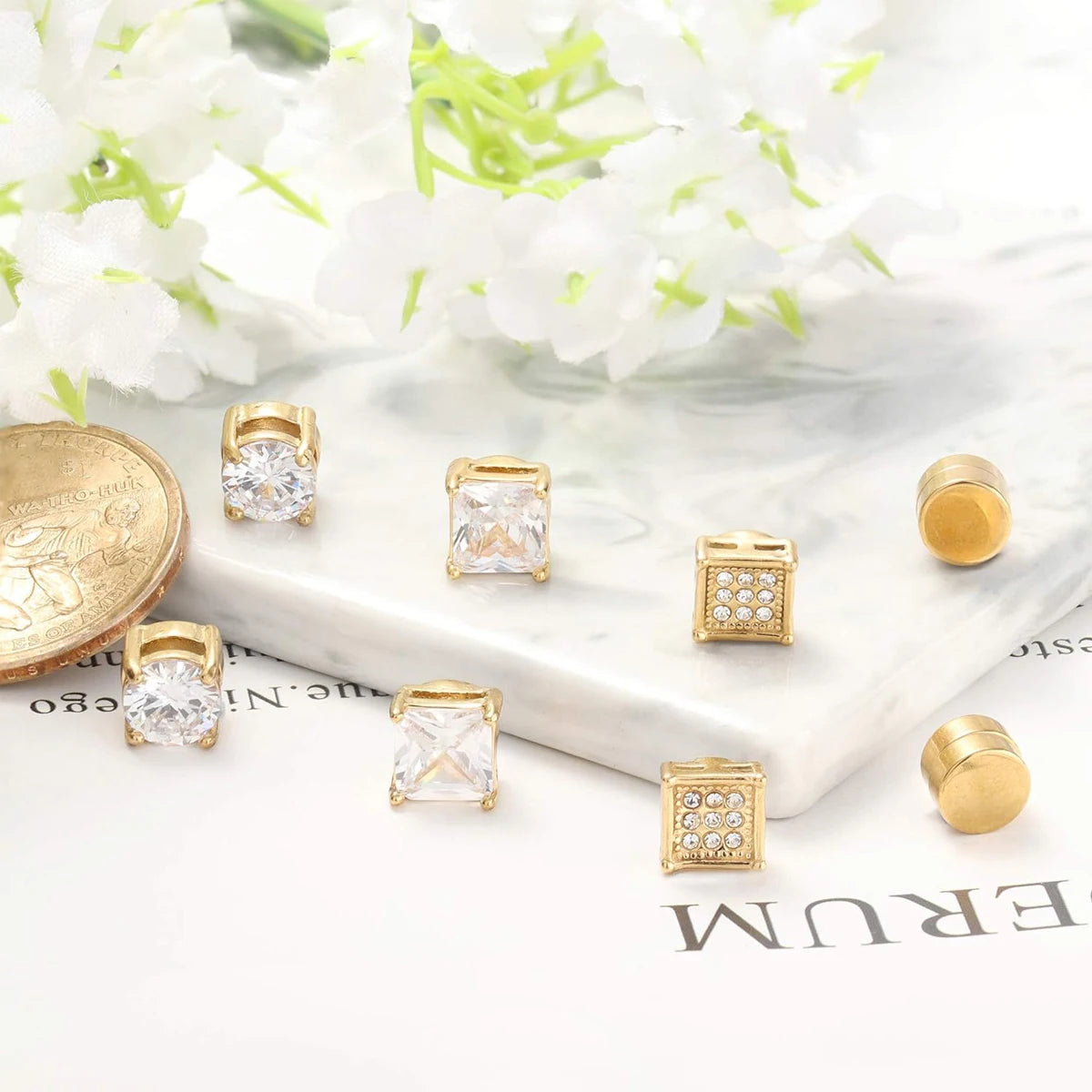 magnetic stud earrings unisex
