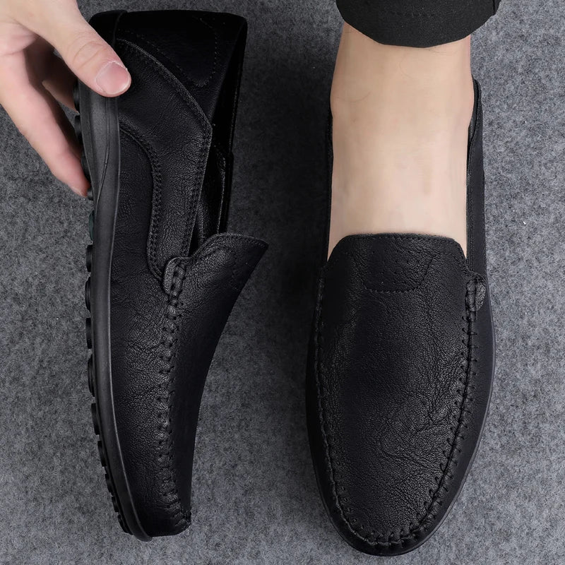 men's loafers black
