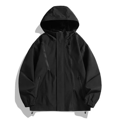 Men's Bomber Zip-Up Windbreaker Set
