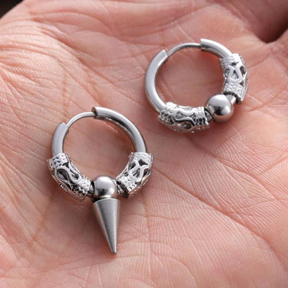 mens hoop earrings

