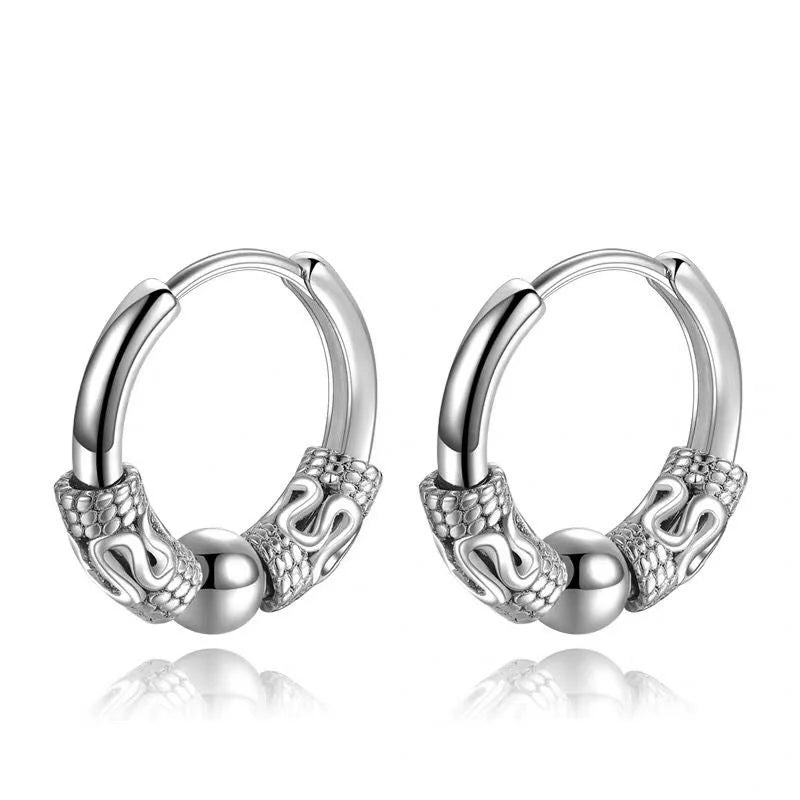 mens hoop earrings


