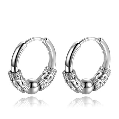 mens hoop earrings

