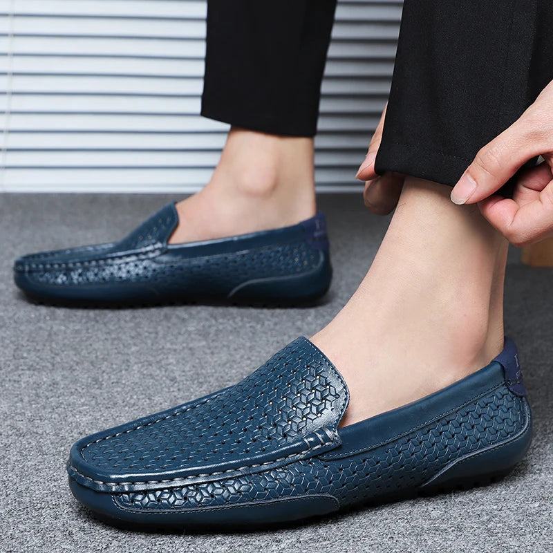 mens leather loafers
