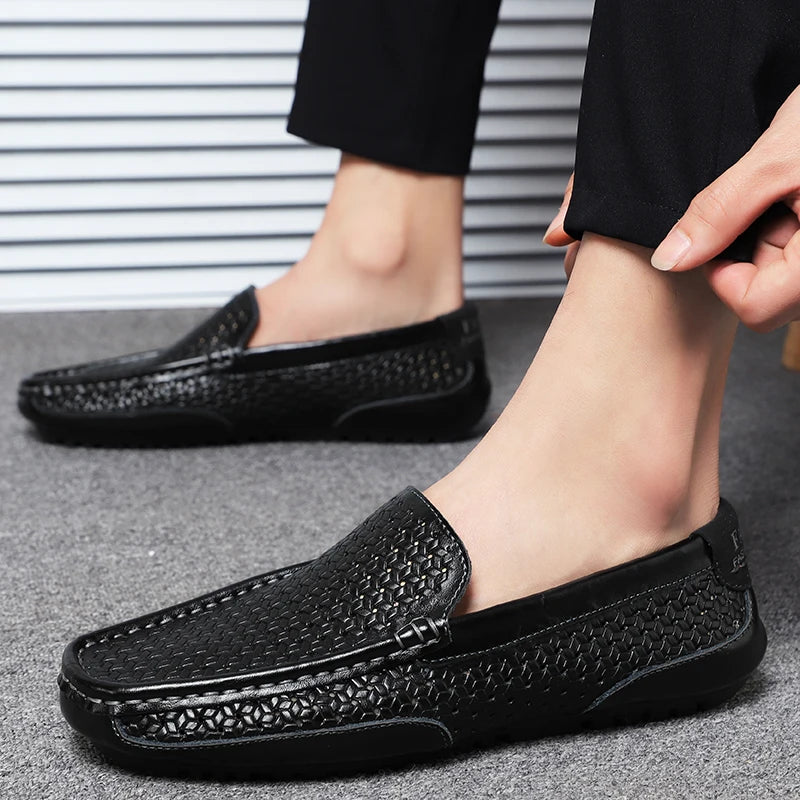 mens leather loafers
