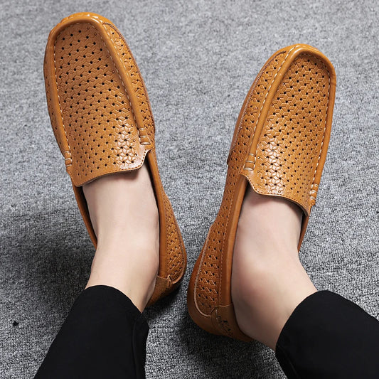 mens leather loafers

