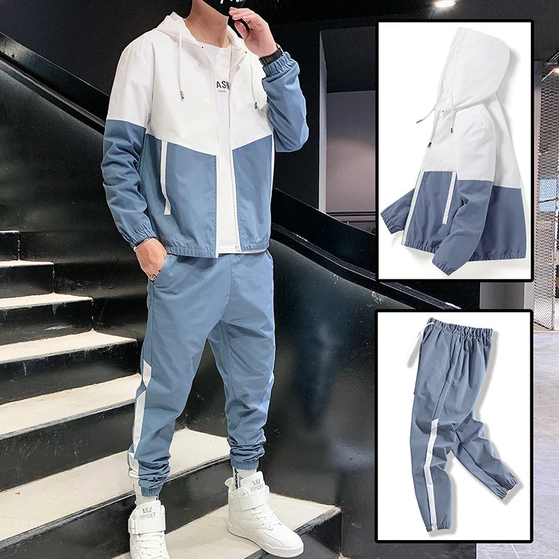 mens tracksuit set

